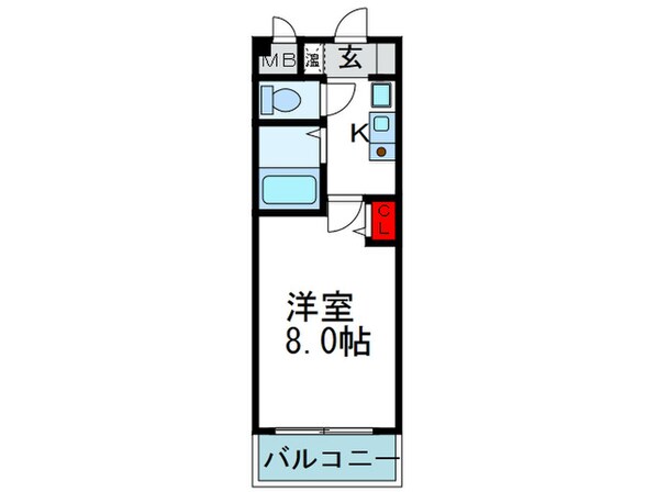 Ｋ緑地の物件間取画像